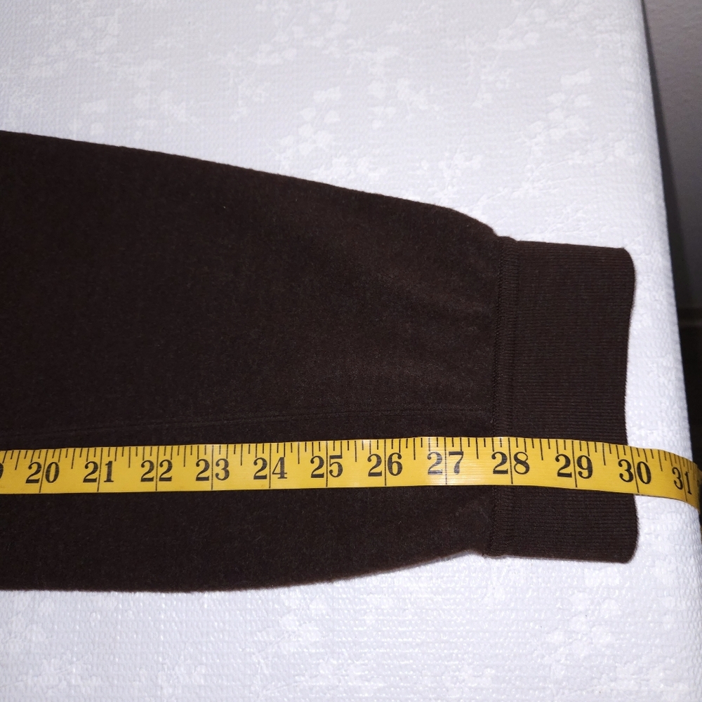 Loro Piana Rassa Pants Virgin Wool Jogger Pecora Nera Fleece MEDIUM Brown - Picture 12 of 12